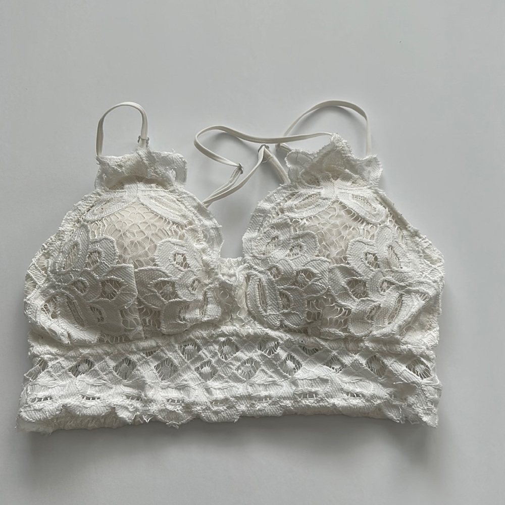 WishList‎ White Bralette Sz M